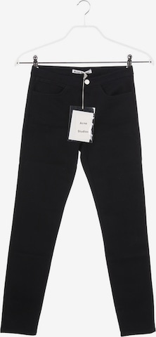 Acne Studios Skinny-Jeans 25-26 in Schwarz: predná strana