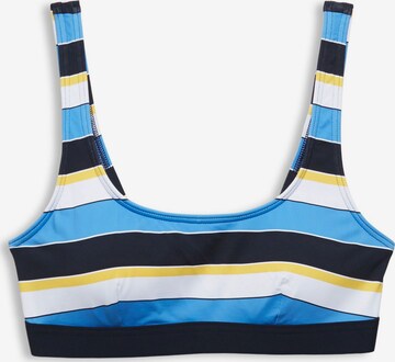 ESPRIT Bustier Bikinitop in Blauw: voorkant