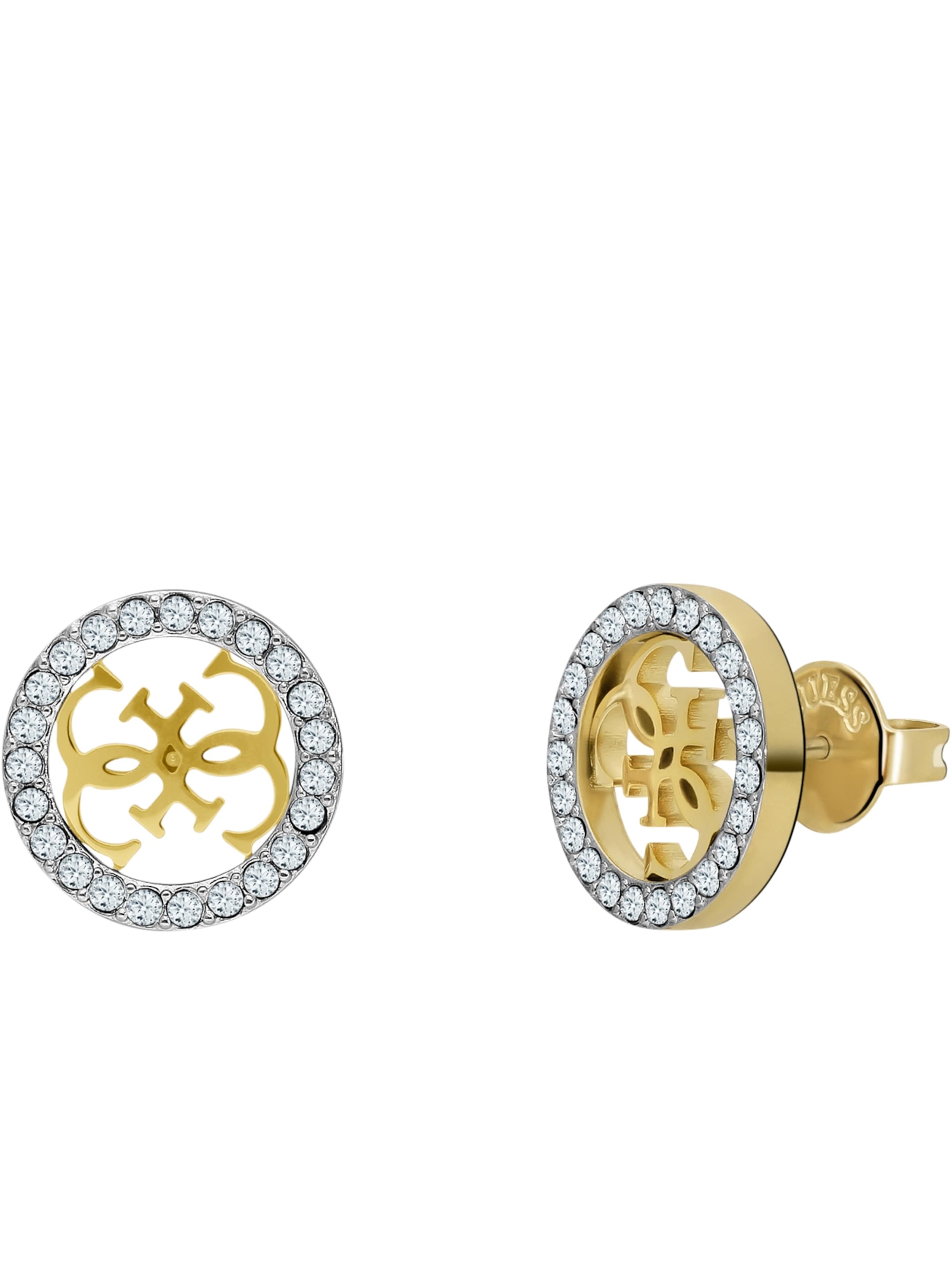 GUESS Ohrringe 'Studs Party' in Gold: Vorderseite