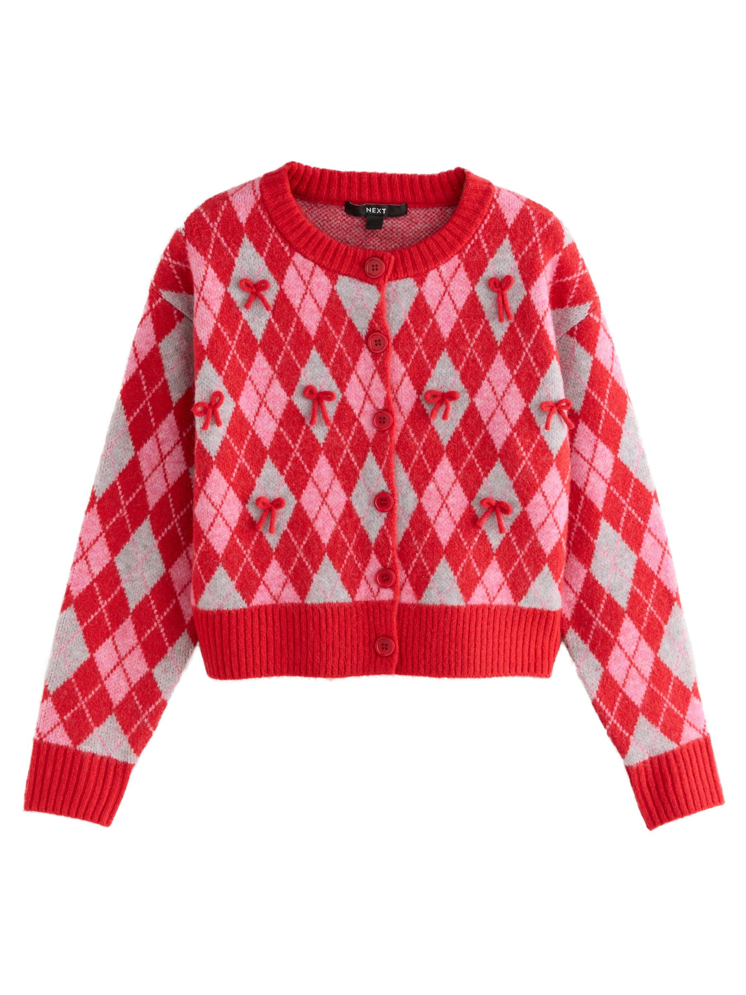 Next Kofta i grå / rosa / röd, Produktvy