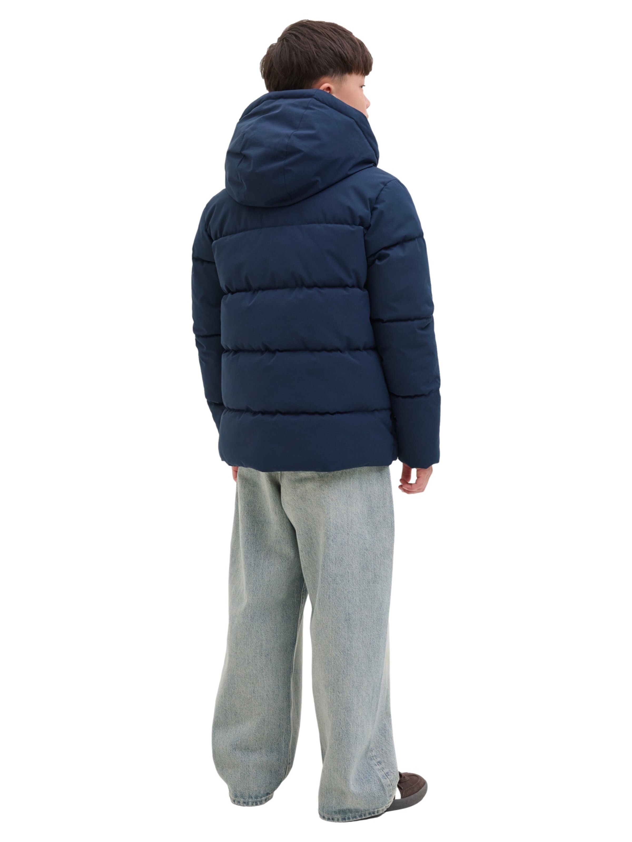Veste d’hiver 'Global' Jack & Jones Junior en bleu