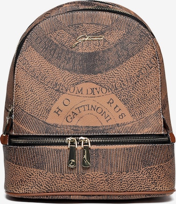 Gattinoni Backpack in Brown: front