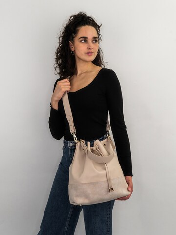 Poche ventrale 'Sarah Medium' Expatrié en beige