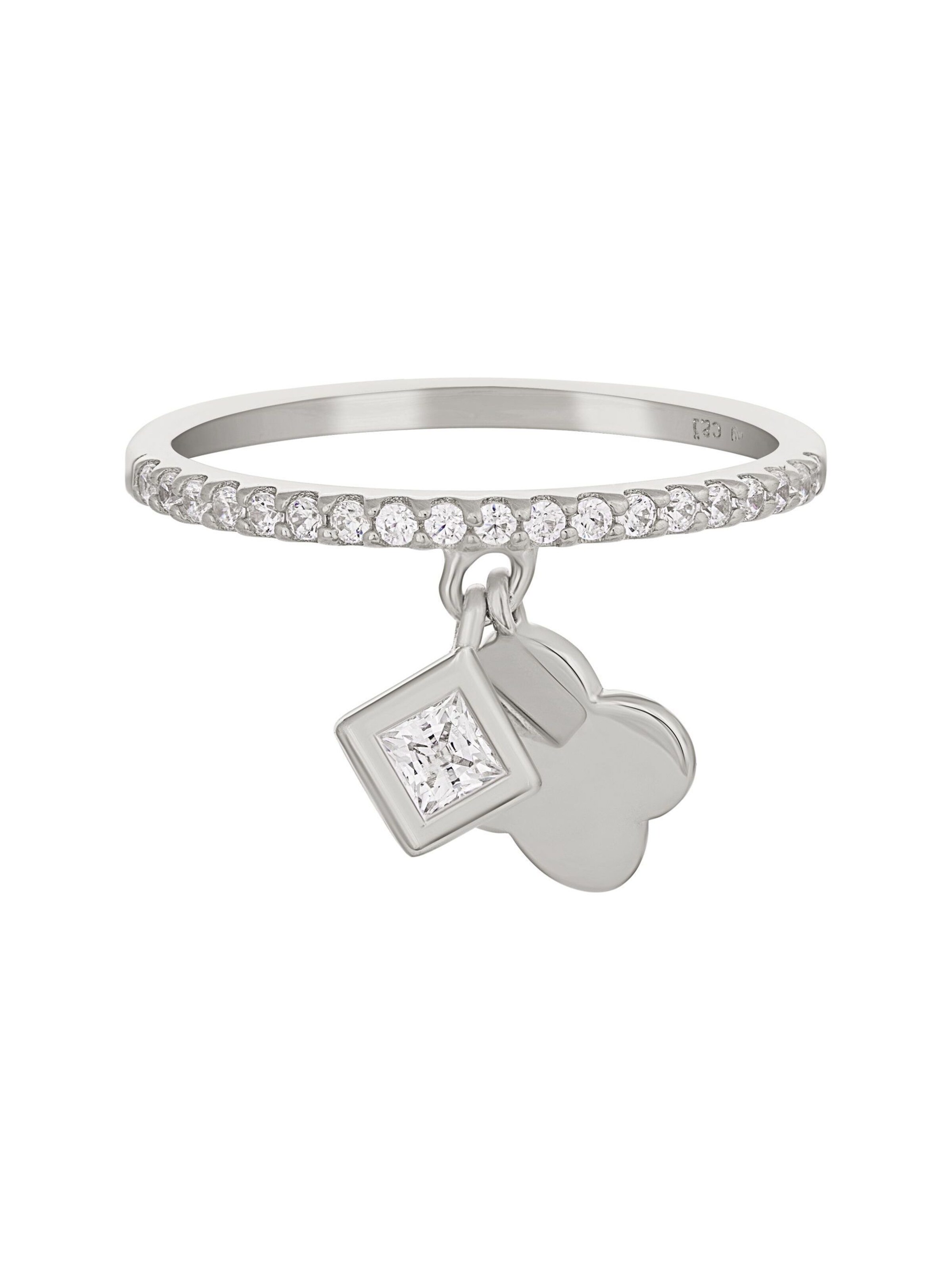 Bague caï en blanc : devant
