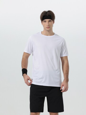 YOUTHUP Funktionsshirt 'Feuchtleit'‌‌‌‌‌‌ in Weiß: Vorderseite