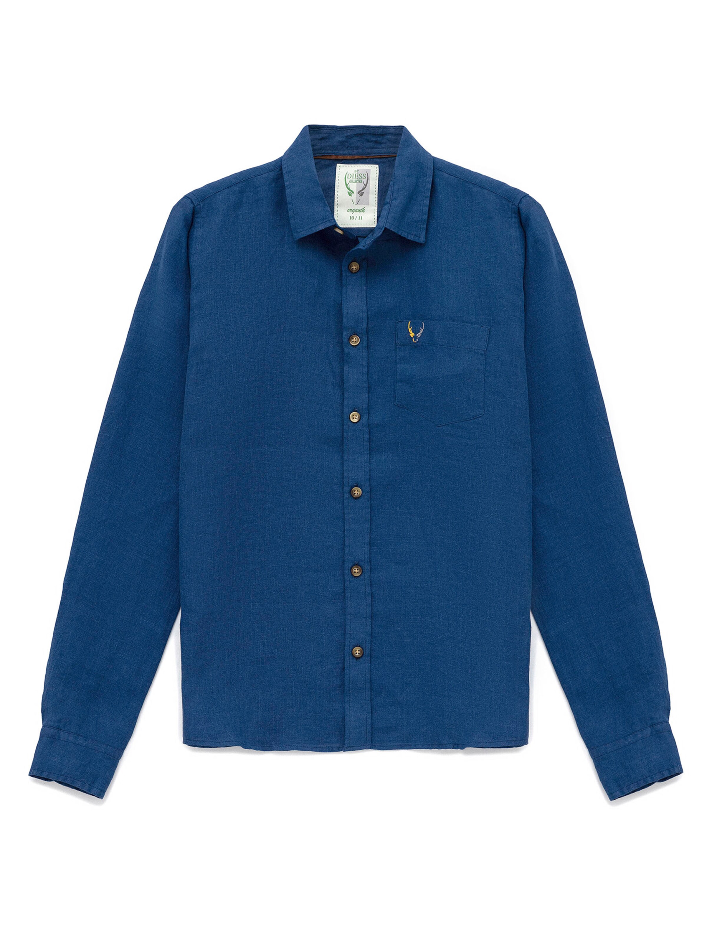 Regular fit Camicia di By Diess Collection in blu: frontale