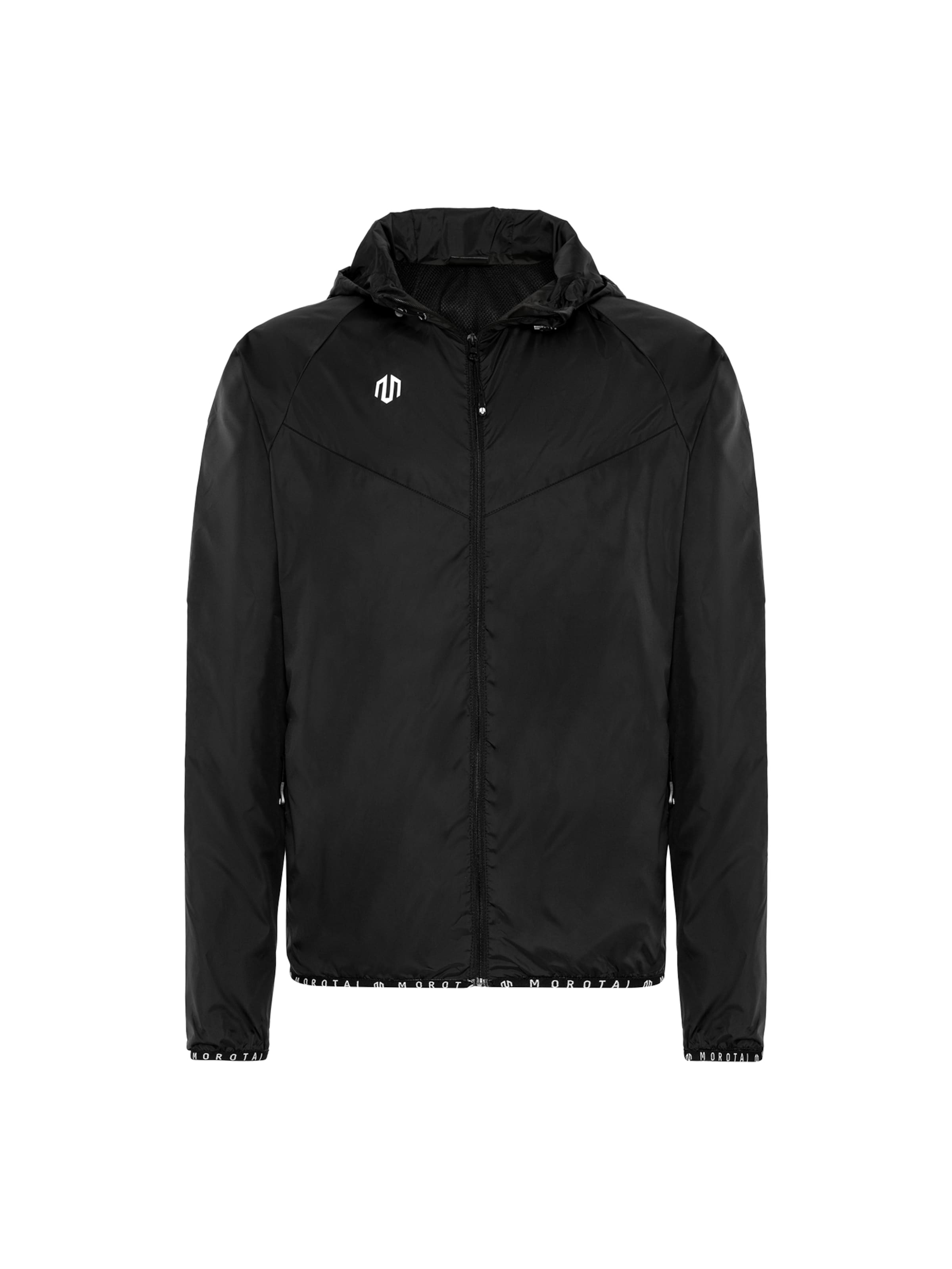 MOROTAI Sportjacke in Schwarz: Vorderseite