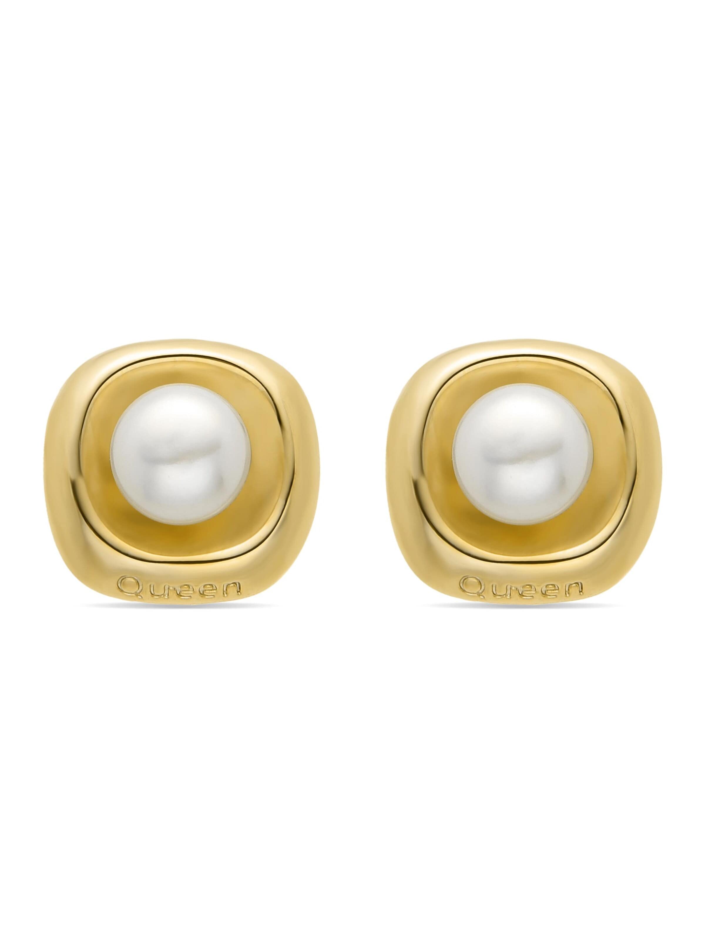 Luxenter Ohrringe 'Fusah'‌‌‌ in Gold: Vorderseite