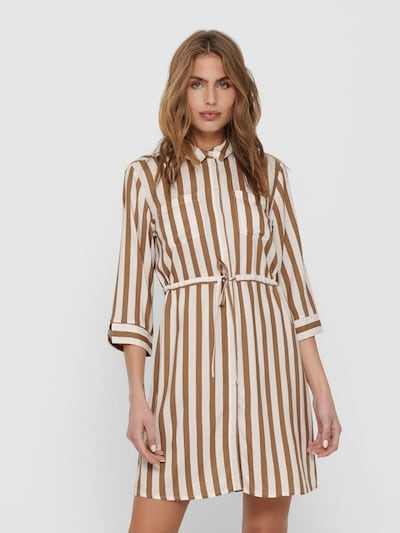 ONLY Šaty - béžová / hnědá, Model/ka