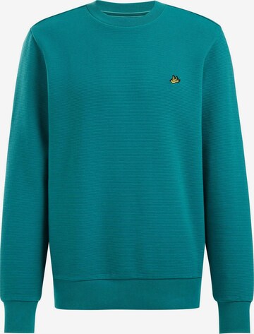 WE Fashion Sweatshirt in Groen: voorkant