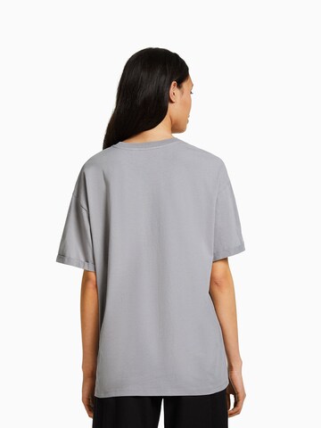 Bershka Shirt in Grey