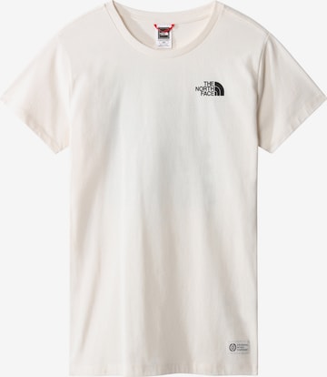 Tricou 'REGRIND' de la THE NORTH FACE pe alb: față