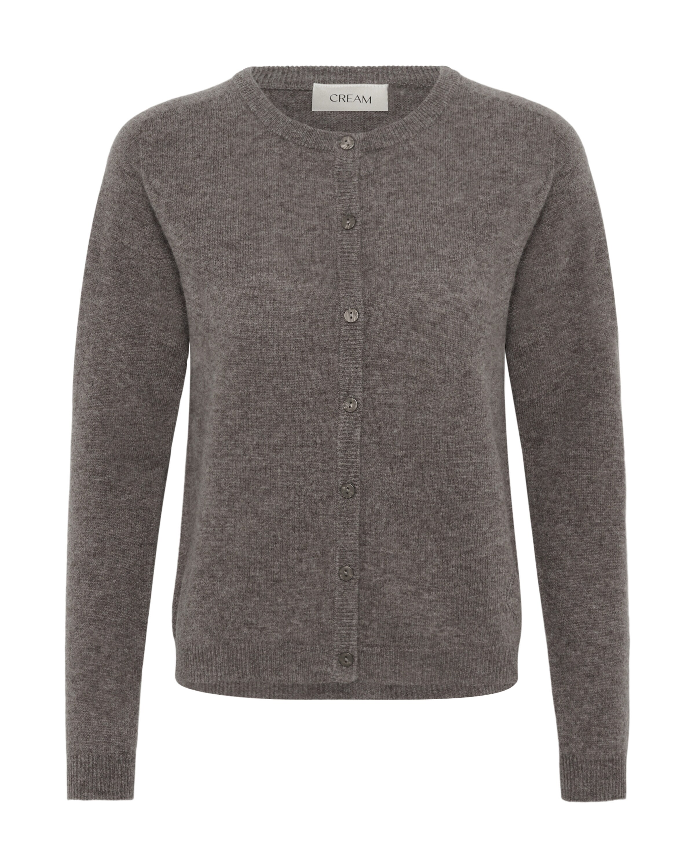 Cream Cardigan i brun: forside