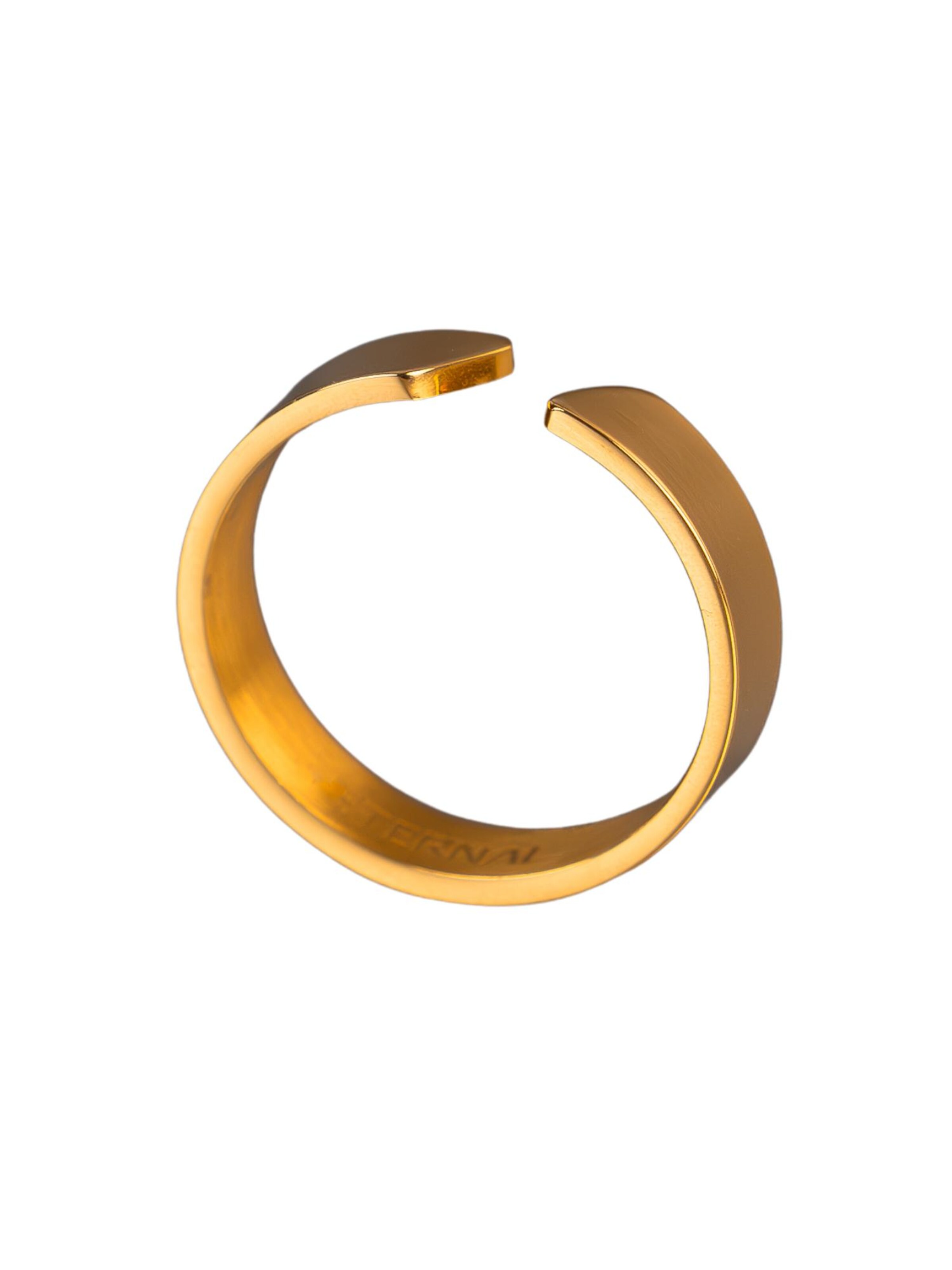 Eternal Ring 'Minimal Ring' in Gold: front