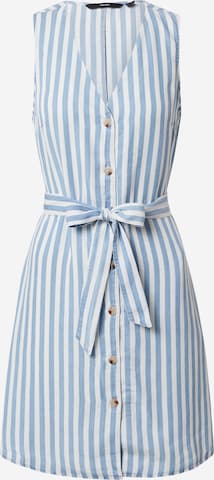 VERO MODA Shirt Dress in Blue: front