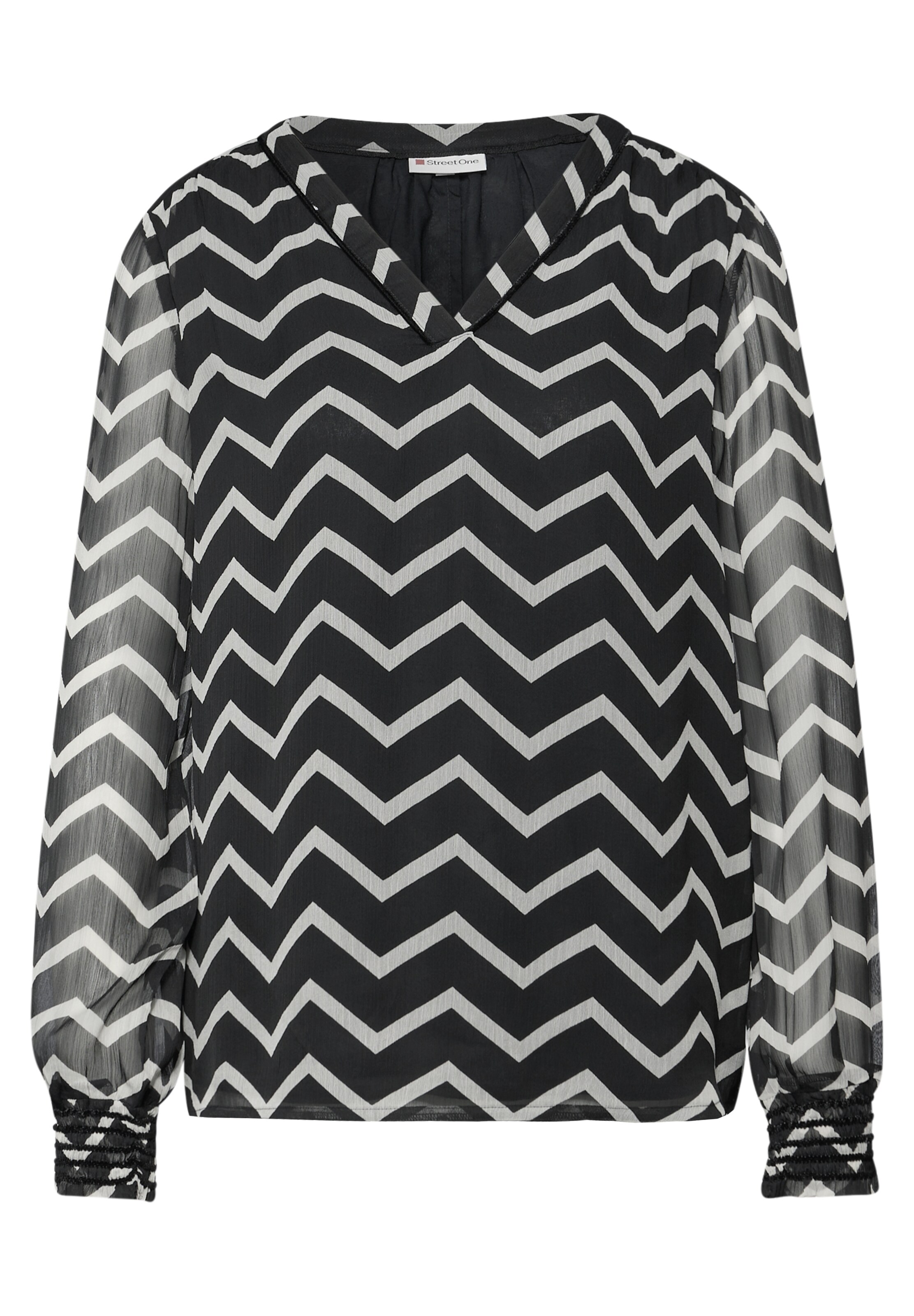 STREET ONE Bluse in Schwarz: Vorderseite