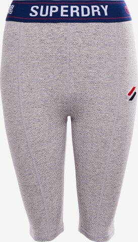 Superdry Workout Pants in Grey: front