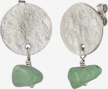 ELLI PREMIUM Earrings in Green: front