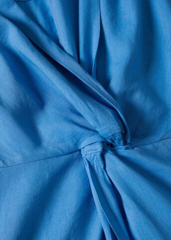 Rochie tip bluză 'Jero' de la MANGO pe albastru