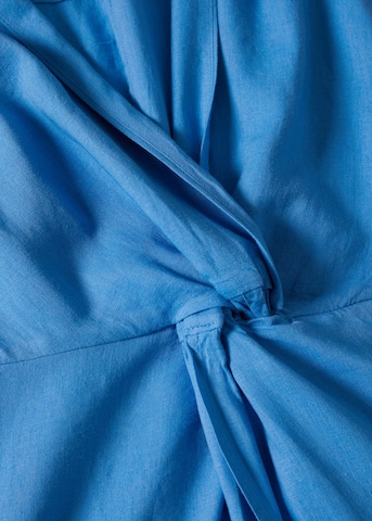 MANGO Blusenkleid 'Jero' in Blau