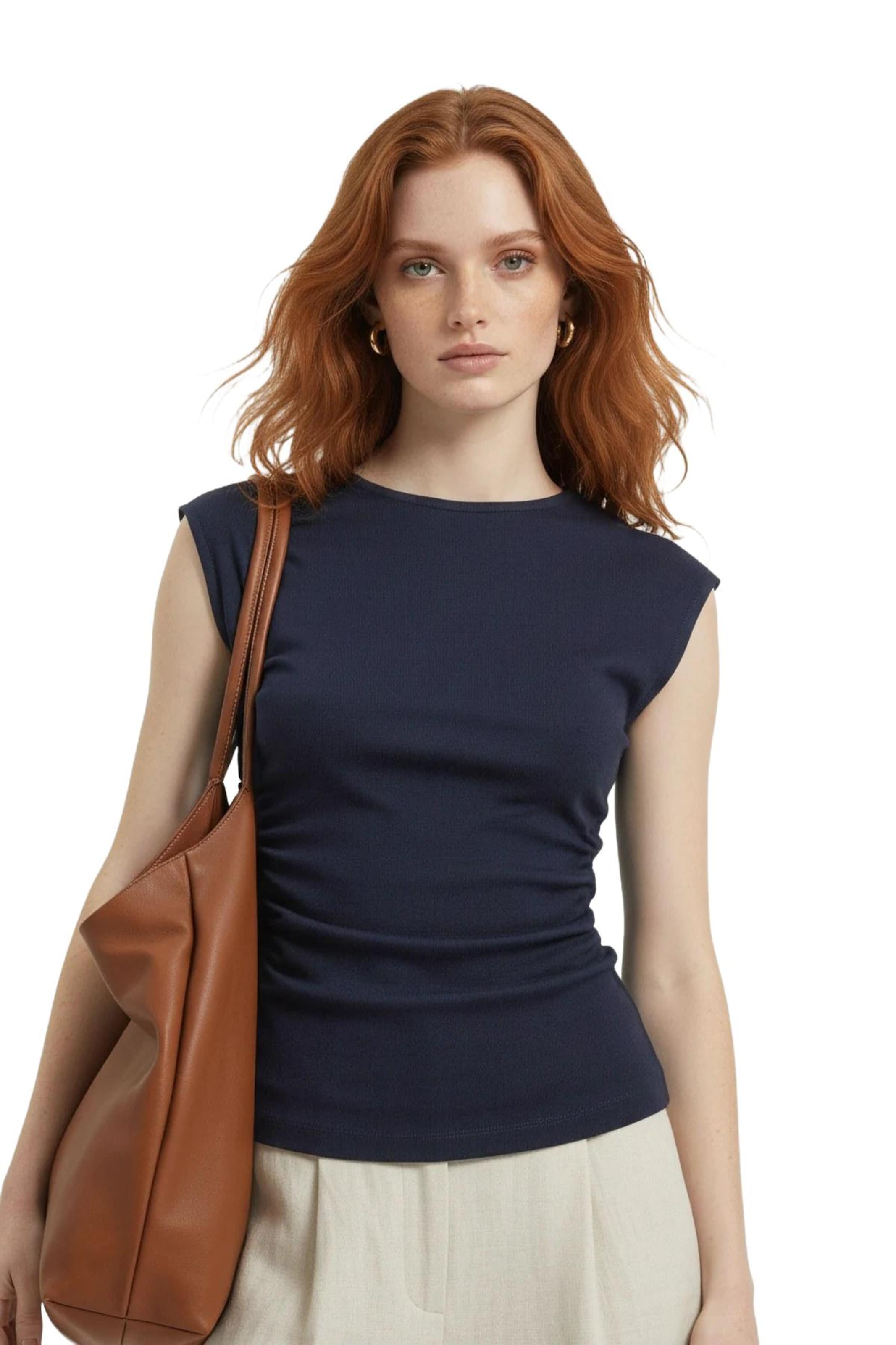 No Matter What Top in Blau