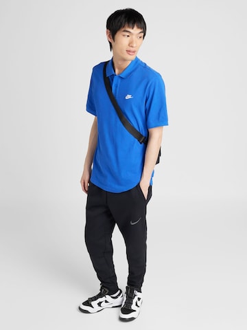 Nike Sportswear Majica 'CLUB' | modra barva