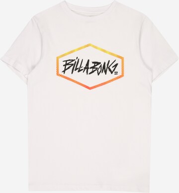 T-Shirt 'EXIT' BILLABONG en blanc : devant