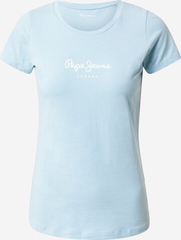 Pepe Jeans Shirt 'VIRGINIA' in Blauw: voorkant