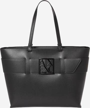 ARMANI EXCHANGE Nakupovalna torba | črna barva: sprednja stran