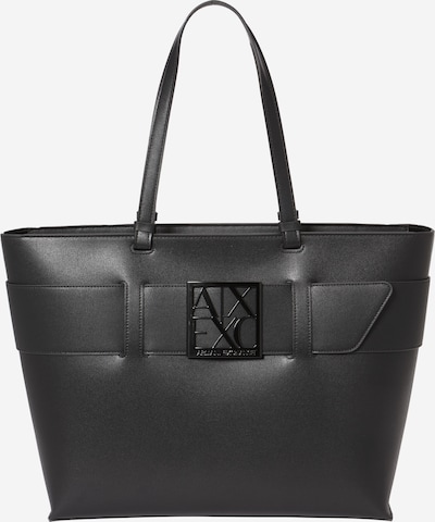 ARMANI EXCHANGE "Shopper" tipa soma, krāsa - melns, Preces skats