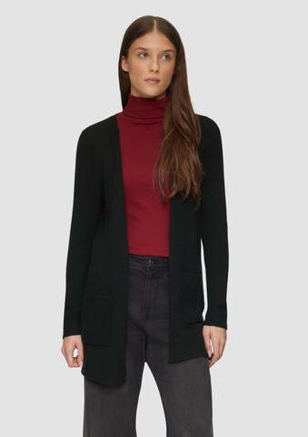 Cardigan s.Oliver en noir : devant