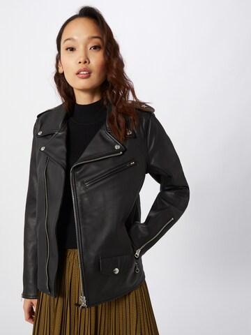 Schott NYC Jacke in Schwarz: predná strana