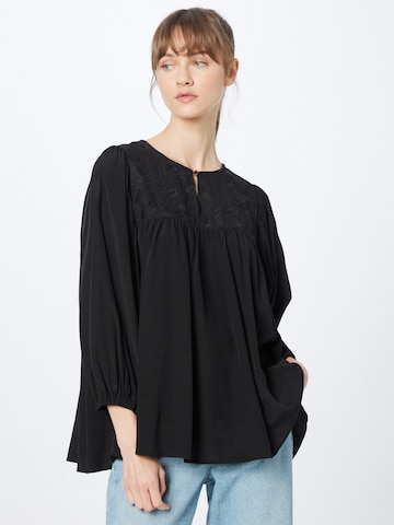 CULTURE Blouse 'Asmine' in Black: front