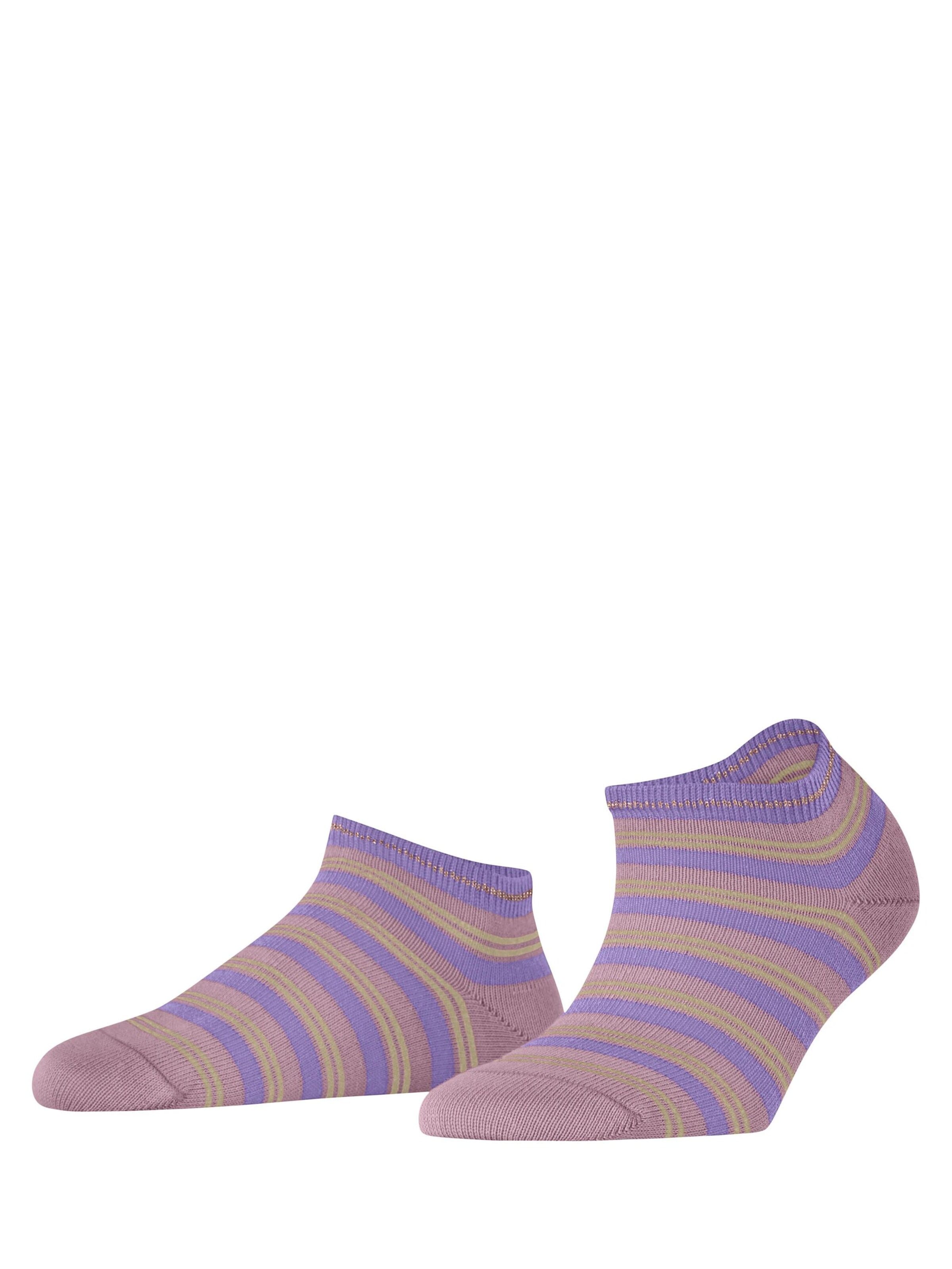 FALKE Füßlinge 'Smart Stripe'‌‌‌‌‌‌‌‌ in Pink: Vorderseite