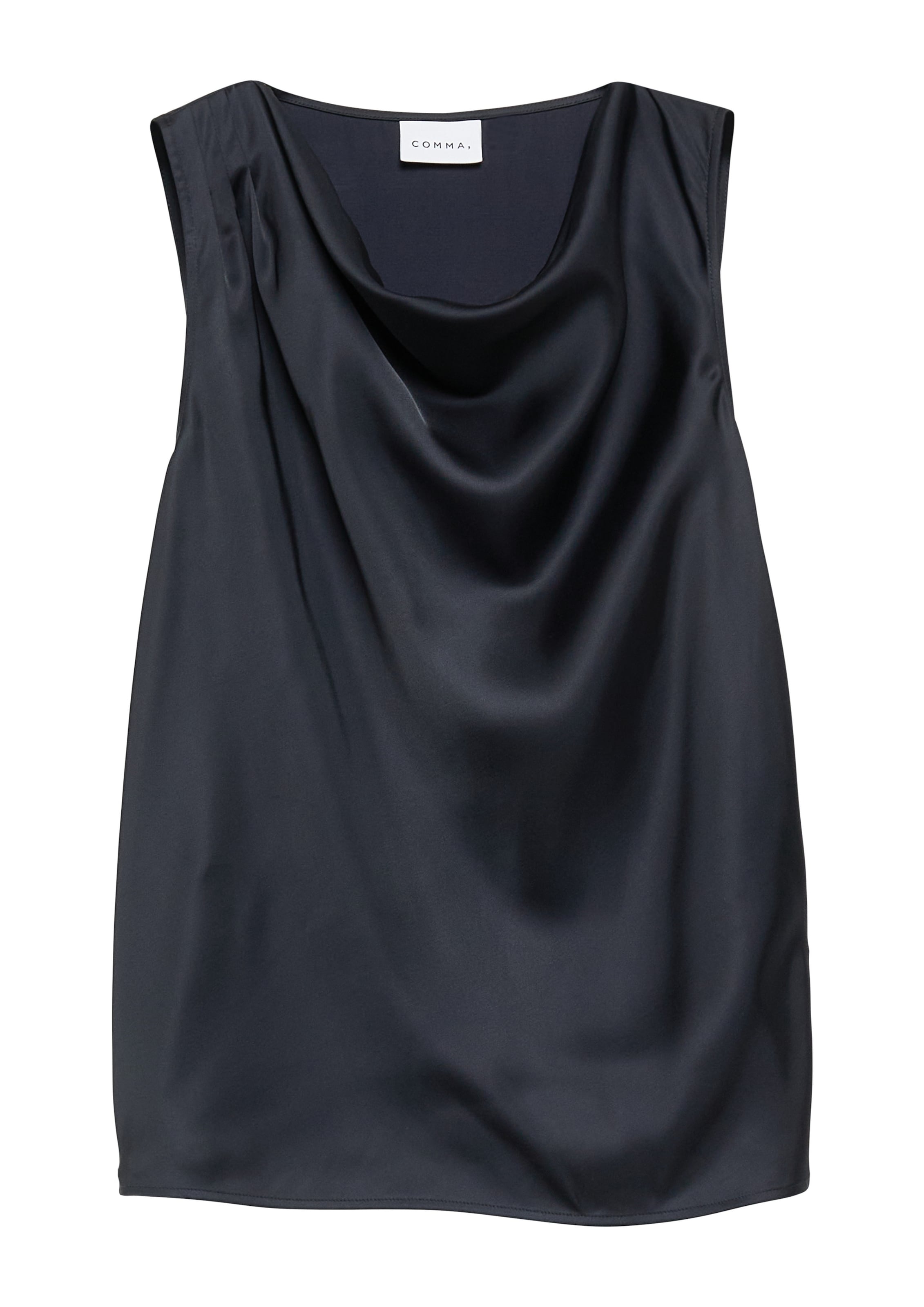 COMMA Blouse in Blauw: voorkant