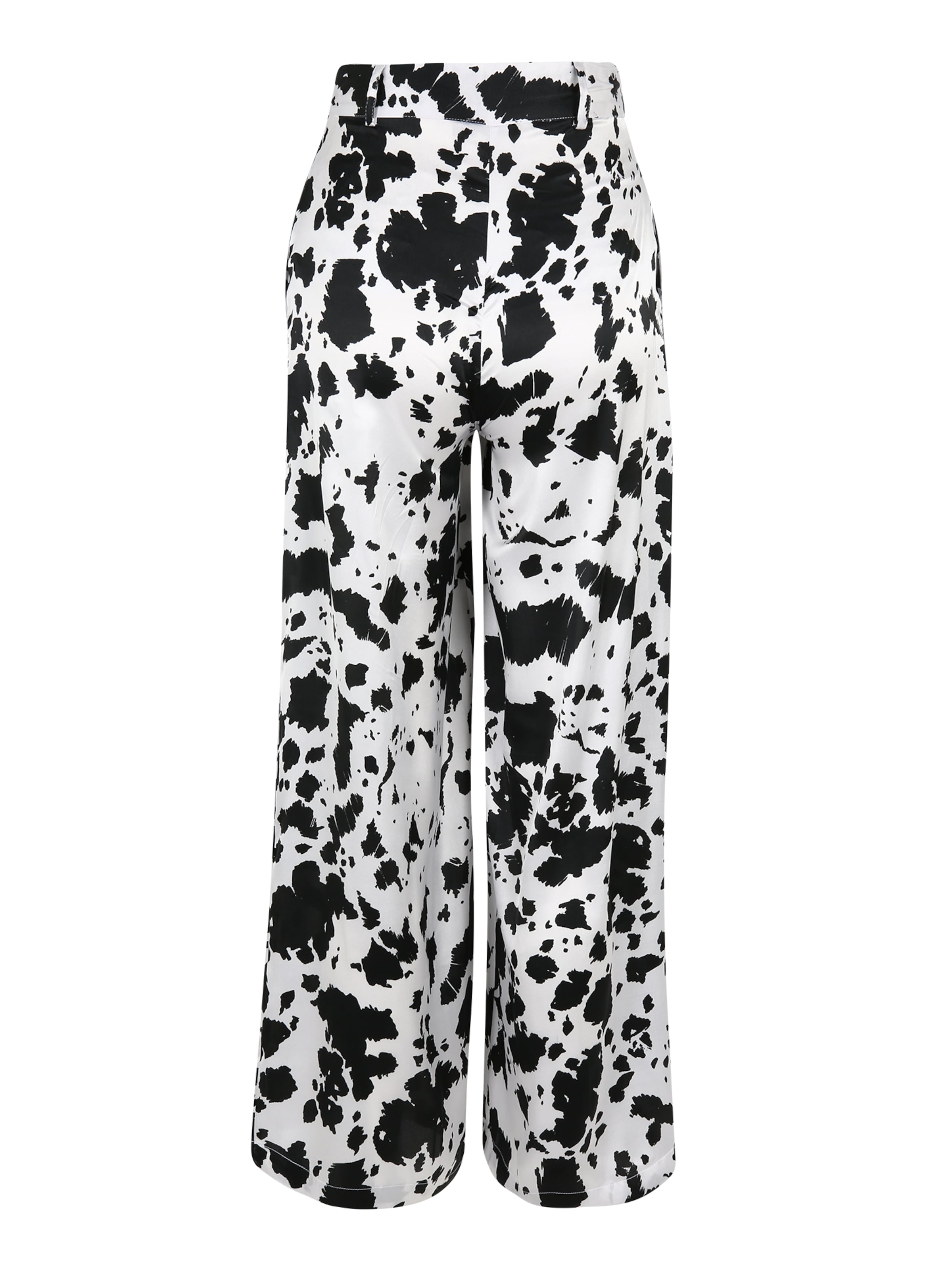 Nasty Gal Petite Wide leg Trousers in Black