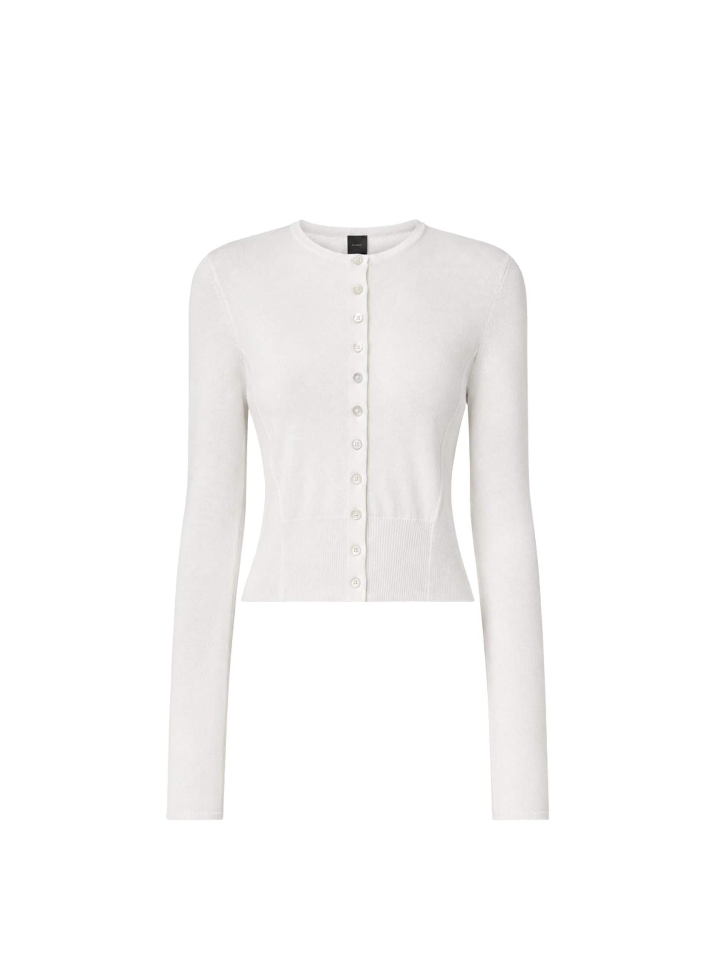 Cardigan 'PINKO METEORA CARDIGAN Maglieria' PINKO en blanc : devant