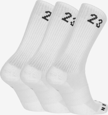 Jordan Sportovní ponožky – bílá