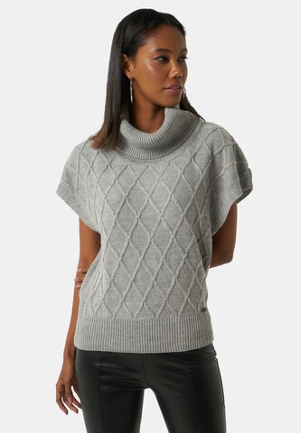 Pull-over Jimmy Sanders en gris : devant