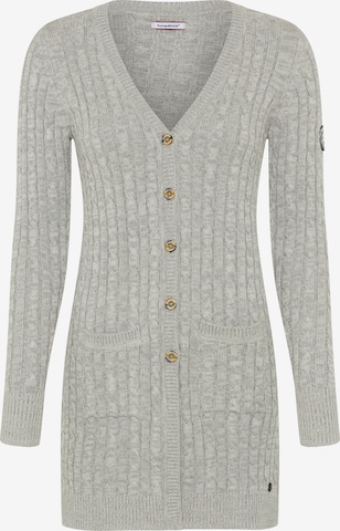 KangaROOS Knit Cardigan in Grey: front