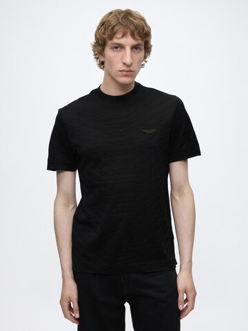 T-Shirt 'C-Thompson 180' BOSS en noir : devant