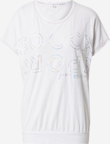 Soccx - Camiseta en blanco: frente