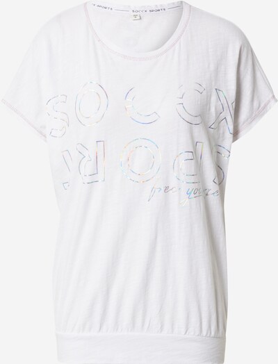 Soccx Camiseta en mezcla de colores / blanco, Vista del producto