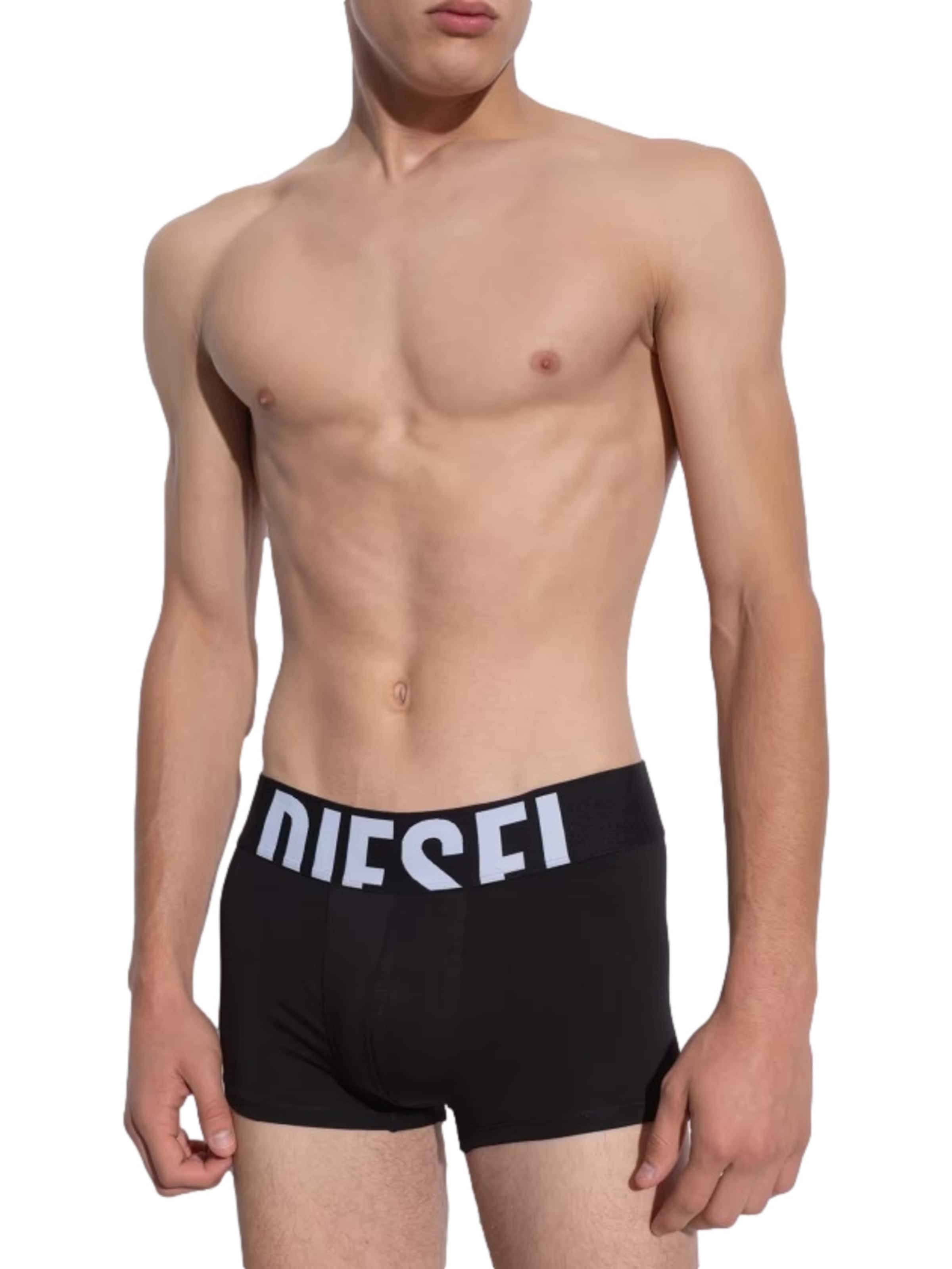 DIESEL - Boxers 'Damien' em preto: frente