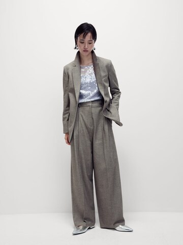 Marks & Spencer Loosefit Bandplooibroek in Beige