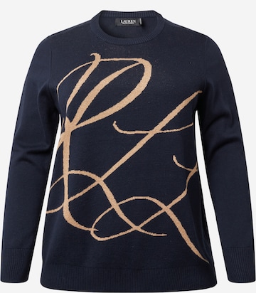 Lauren Ralph Lauren Plus Sweater 'JANITRA' in Blue: front