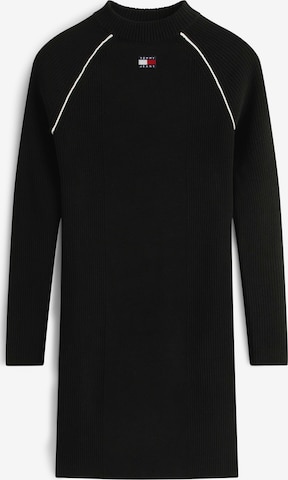 Tommy JeansPletena haljina - crna boja: prednji dio