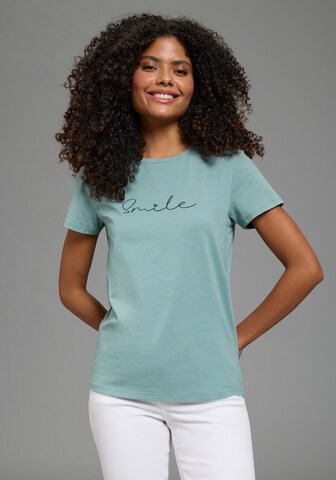 LAURA SCOTT Shirt in Green: front