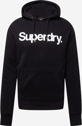 Superdry Tréning póló - fekete: elől