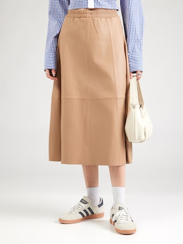 OAKWOOD Rok 'NAHEE' in Bruin: voorkant